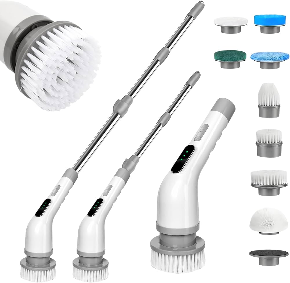 9-In-1 Multi-Function Electric Cleaning Brush 