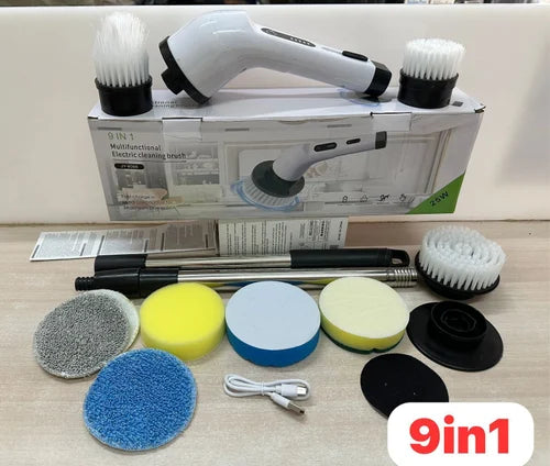 9-In-1 Multi-Function Electric Cleaning Brush 