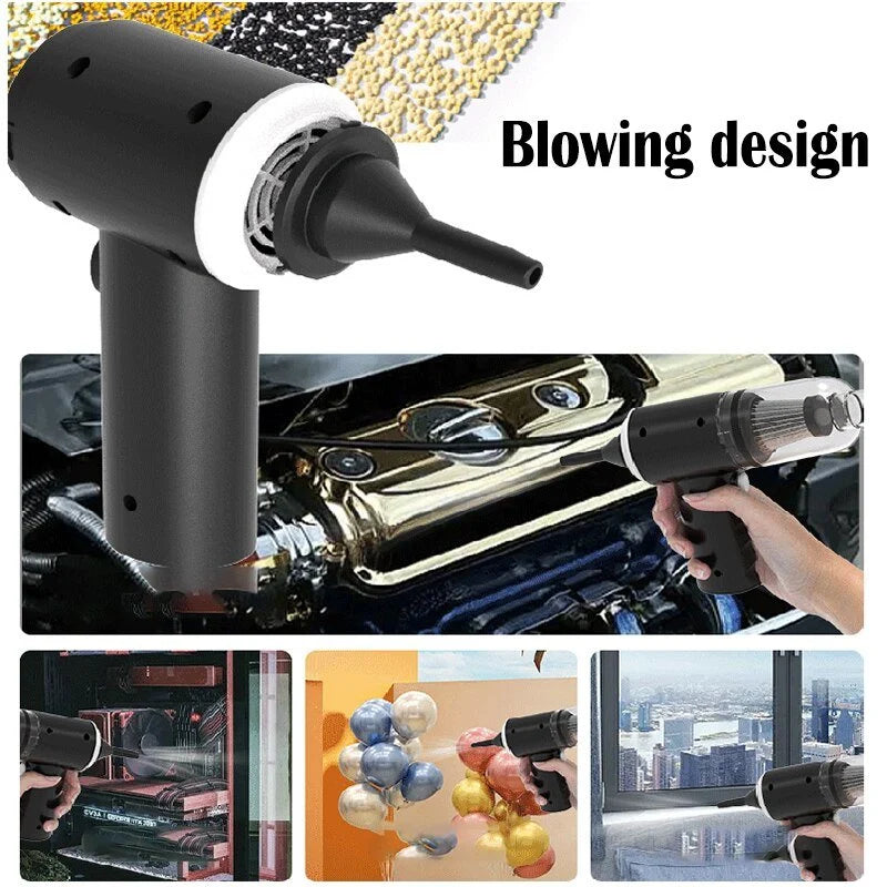 Portable Car Handheld Vacuum Cleaner | Powerful Cordless Mini Vacuum for Car & Home Cleaning