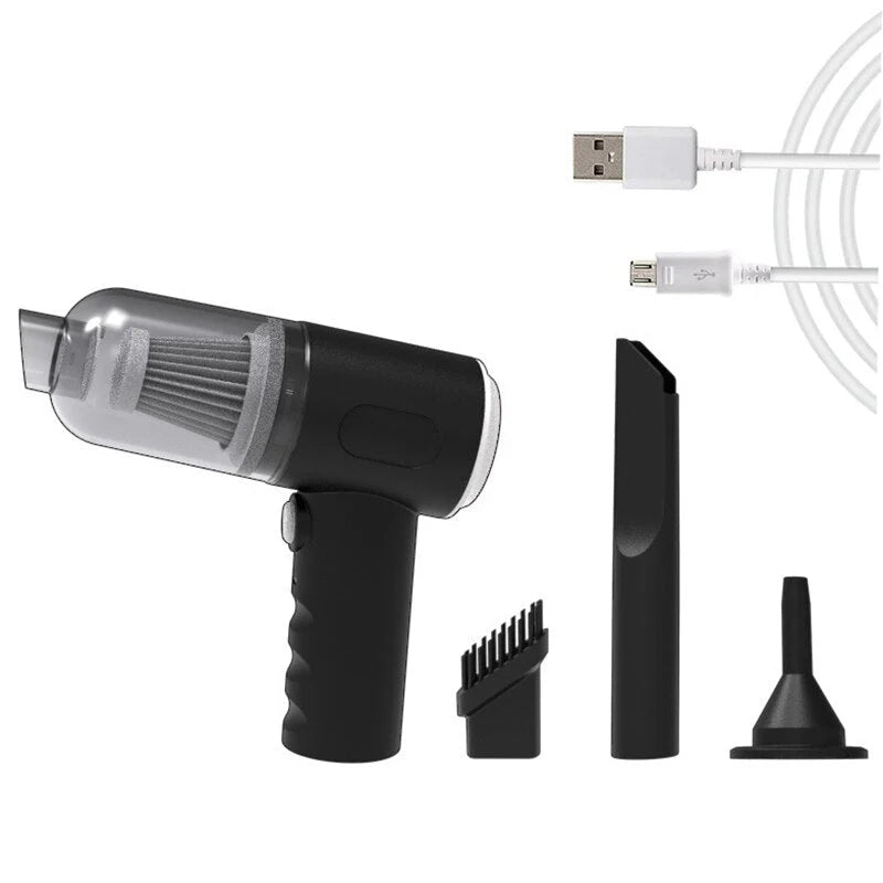 Portable Car Handheld Vacuum Cleaner | Powerful Cordless Mini Vacuum for Car & Home Cleaning